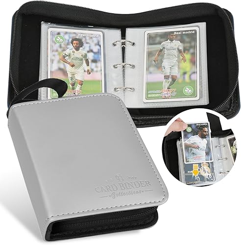 Miniatura 42 de Carpeta de tarjetas intercambiables, carpeta de álbum de colección de tarjetas con 720 bolsillos laterales de carga, carpeta de álbum de 9 bolsillos