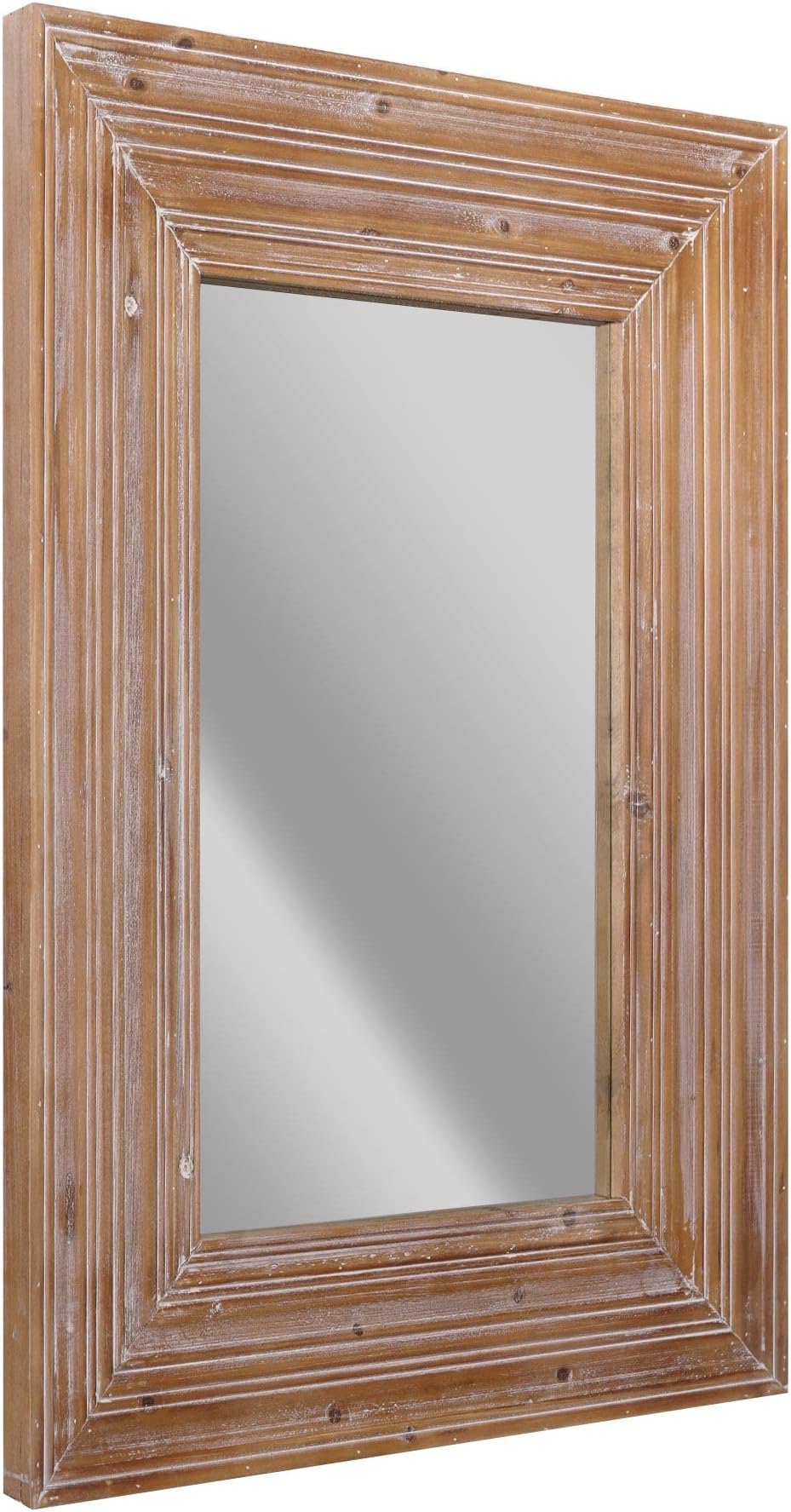 Headwest 1211 Earthtone Copper-Bronze Mosaic Tile Wall Mirror, 24 inches by 30 inches, 24" x 30"