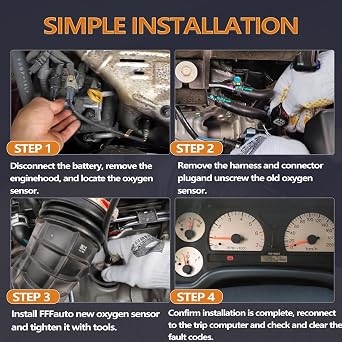 Oxygen Sensor Upstream Downstream O2 Sensor Fit for 2001-2005 Honda Civic