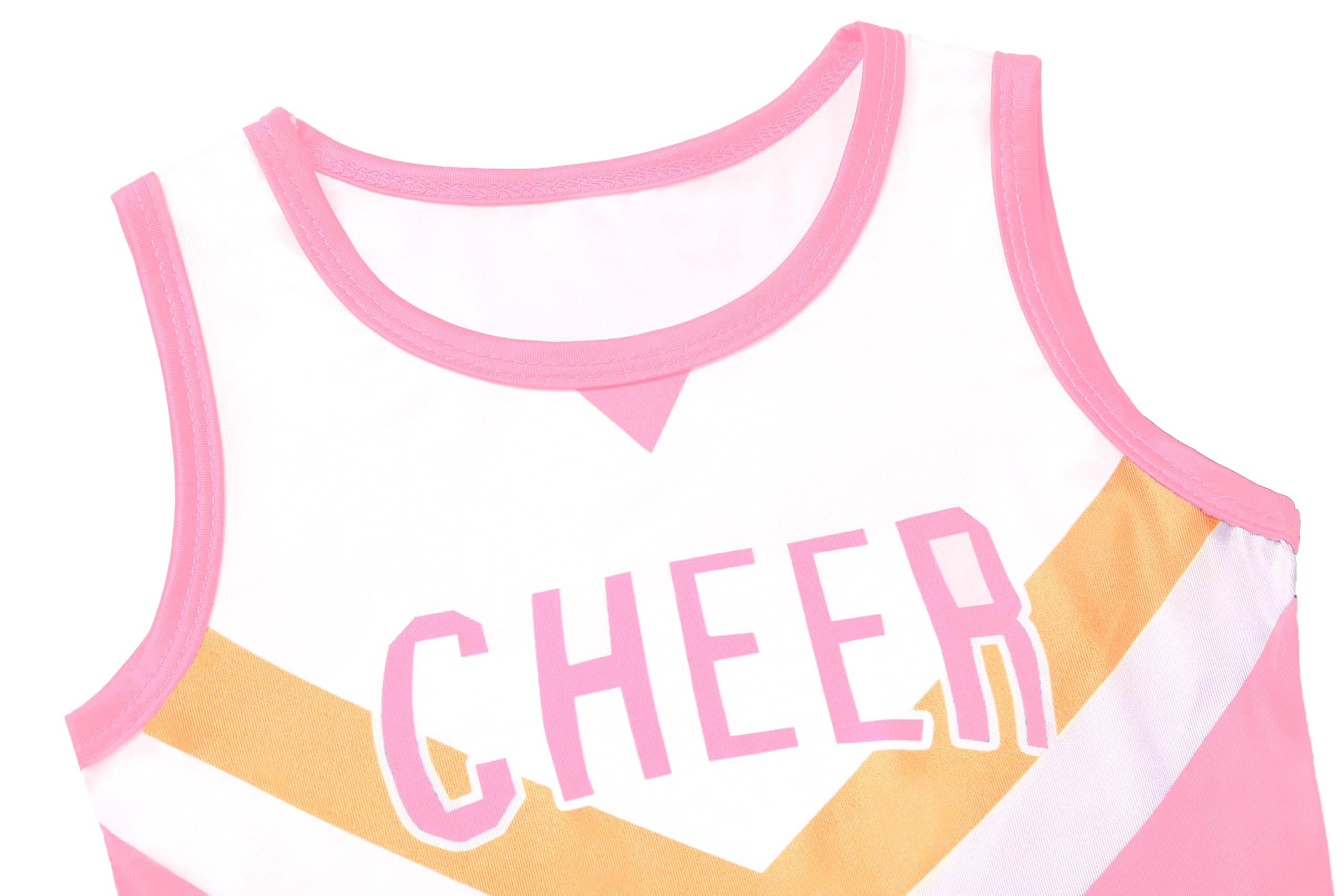 Disfraz de animadora para niñas pequeñas, disfraz de animadora para practicar animadoras, cosplay 3