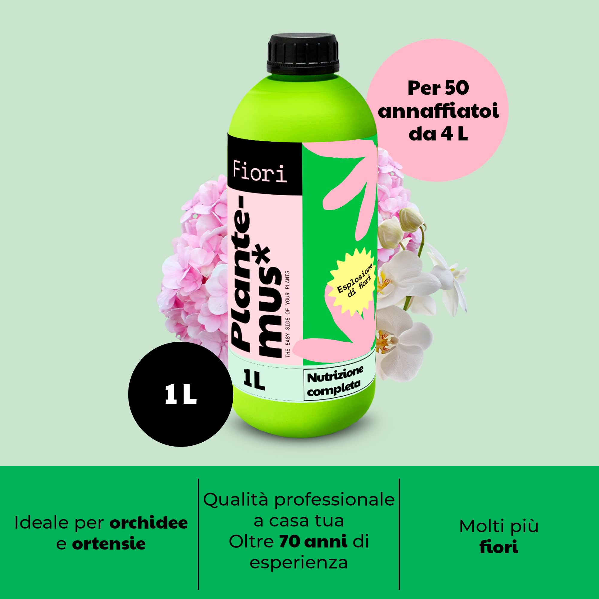 Concime Universale Liquido PLANTEMUS 5L - Per Piante Interno/Esterno, NPK 7-3-5 - Foto 5