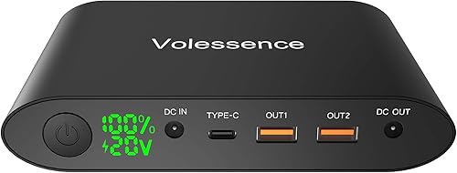 Cargador portátil para portátil (aprobado por TSA) 92.5Wh/25000mAh Banco de energía universal para portátil, batería externa de respaldo para