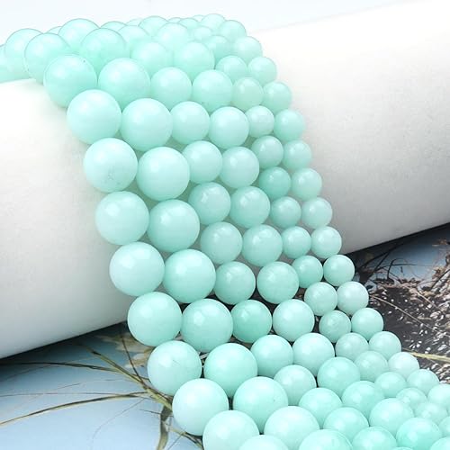 Miniatura 156 de 60 cuentas de piedras preciosas naturales de lapislázuli de 0.236 pulgadas (0.236 in) con cristal curativo energético, cuentas redondas sueltas