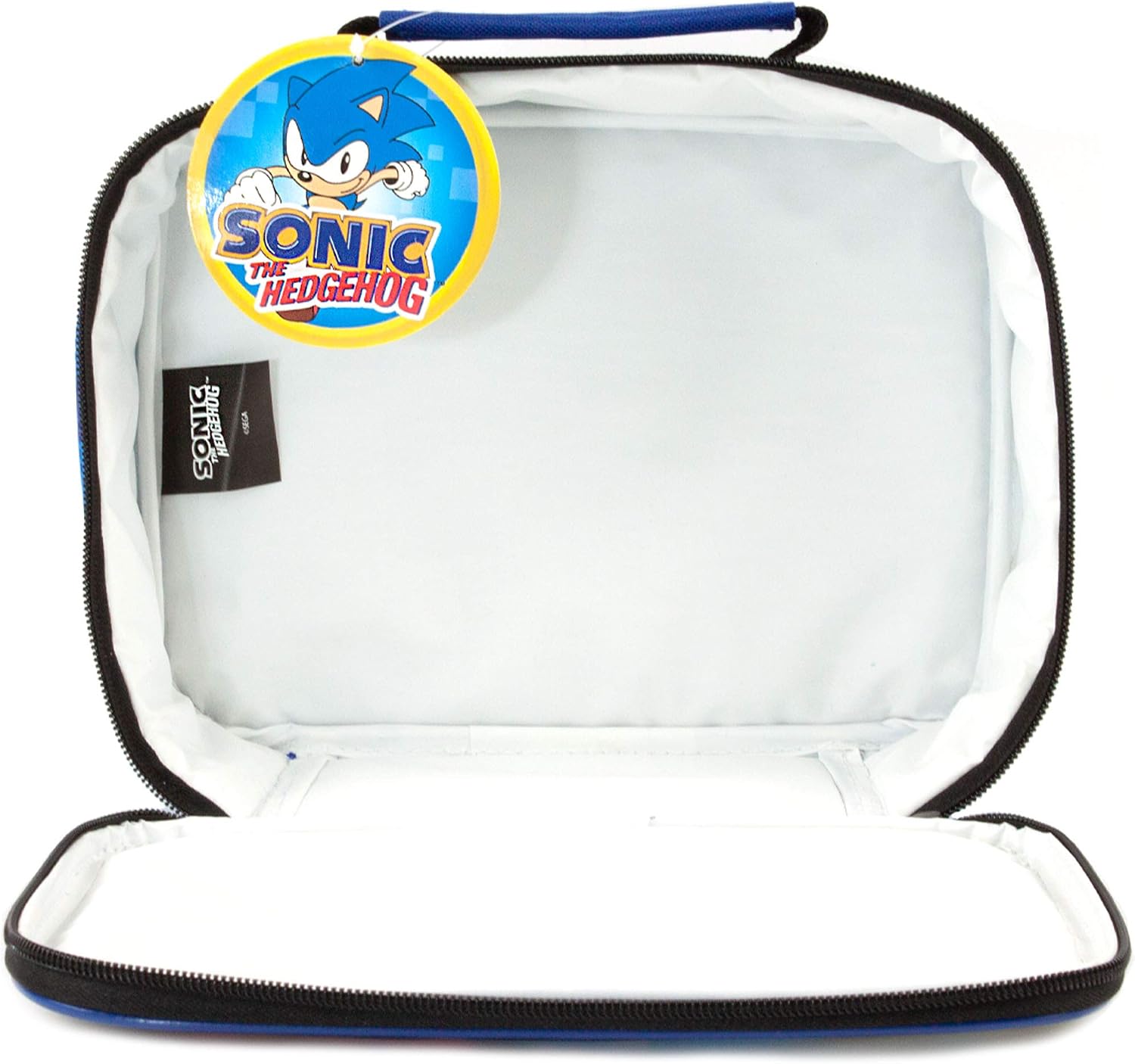 Sonic The Hedgehog Kids Lunch Bag | Immerse Yourself in The Retro Adventure of Video Game for Boys | Have Fun with The Fast Blue Hero | Durable Material for Active Adventures