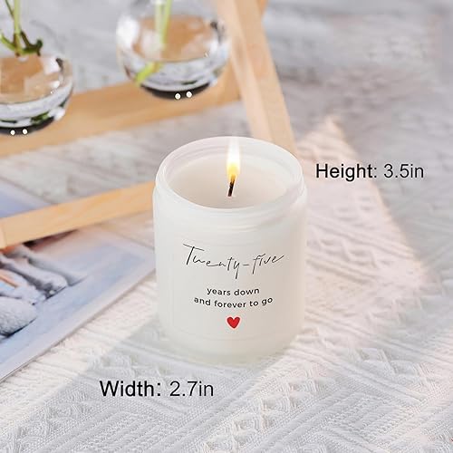 Vista 33 de Divertidas velas de aniversario para ella y él – Humorístico novio romántico, novia, marido, esposa, regalo de aniversario de boda, aroma a lavanda