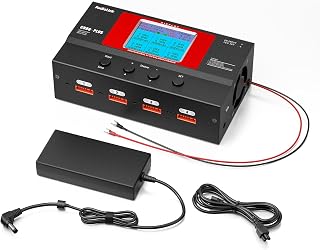 Radiolink CB86-PLUS RC Lipo Balance Smart Charger Discharger 8 Charging Ports 1S-6S 162W 6A with Power Supply Fast Charging, Battery Capacity Recovery Cycle Trickle for Li-Po/Li-Ion/Li-Fe/LiHV Battery