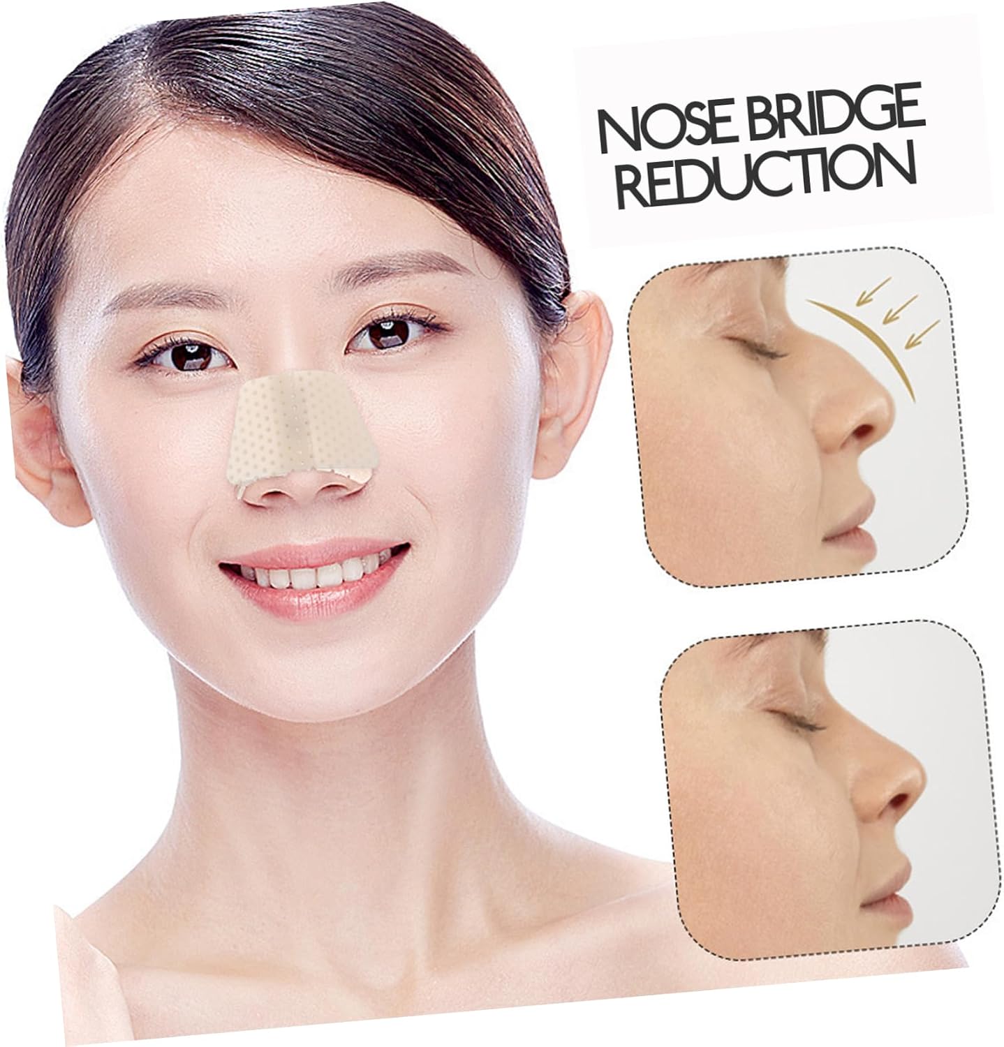 Rhinoplasty Nose Splint Non Slip Thermoplastic Shaping for Surgery Recovery Nose Bridge Reduction Comfortable Material