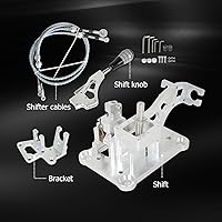 Vista 5 de WFLNHB Cables de cambio Trans Soporte Reemplazo de palanca de cambios para Civic K20 K24 RSX K Swap Eg Ek Ef K Series