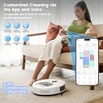 OKP Robot Vacuum and Mop Combo, 6000Pa, dToF LiDAR, (L6 Aqua) | 6000Pa Suction, Anti-Tangle, 150 Min Runtime, 3.7" Slim, 5G WiFi/App/Alexa, Pet Hair, Hard Floors, Carpets, Home