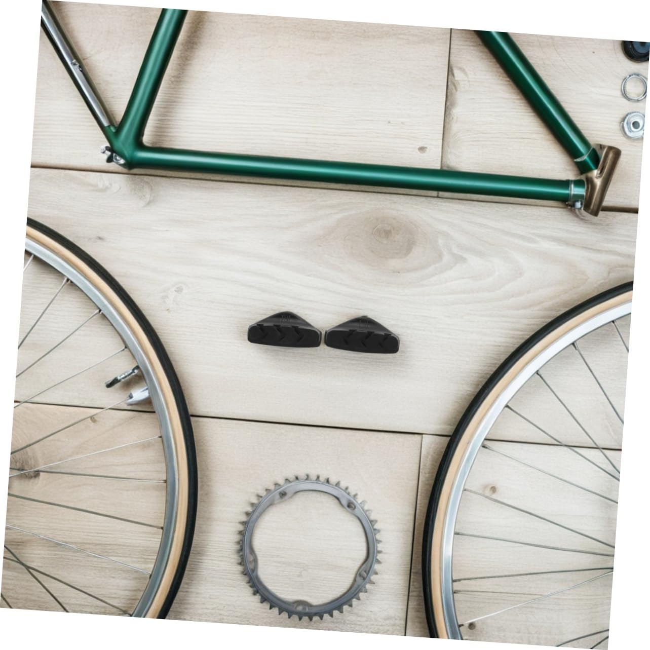 TOYANDONA Bremsbelagsatz Bremsbeläge Pads Bremsblöcke Teile Unterlage Fahrradzubehör Bremsen Für Fahrrad Rennrad Bremse Bremsklötze Für Fahrräder Bremsklotz Schwarz