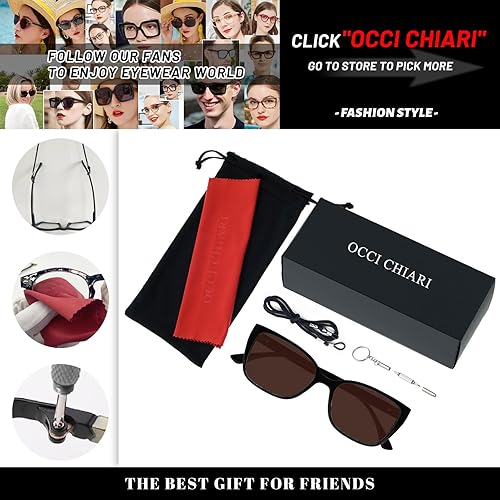 Miniatura 6 de OCCI CHIARI Gafas de sol de lectura para mujer, 3.5x, con lectores, UV400 (1.0 1.25 1.5 1.75 2.0 2.25 2.5 2.75 3.0 3.5)