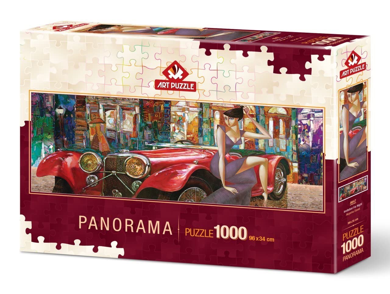 1000 Parça Panorama Puzzle : Akşama Davet