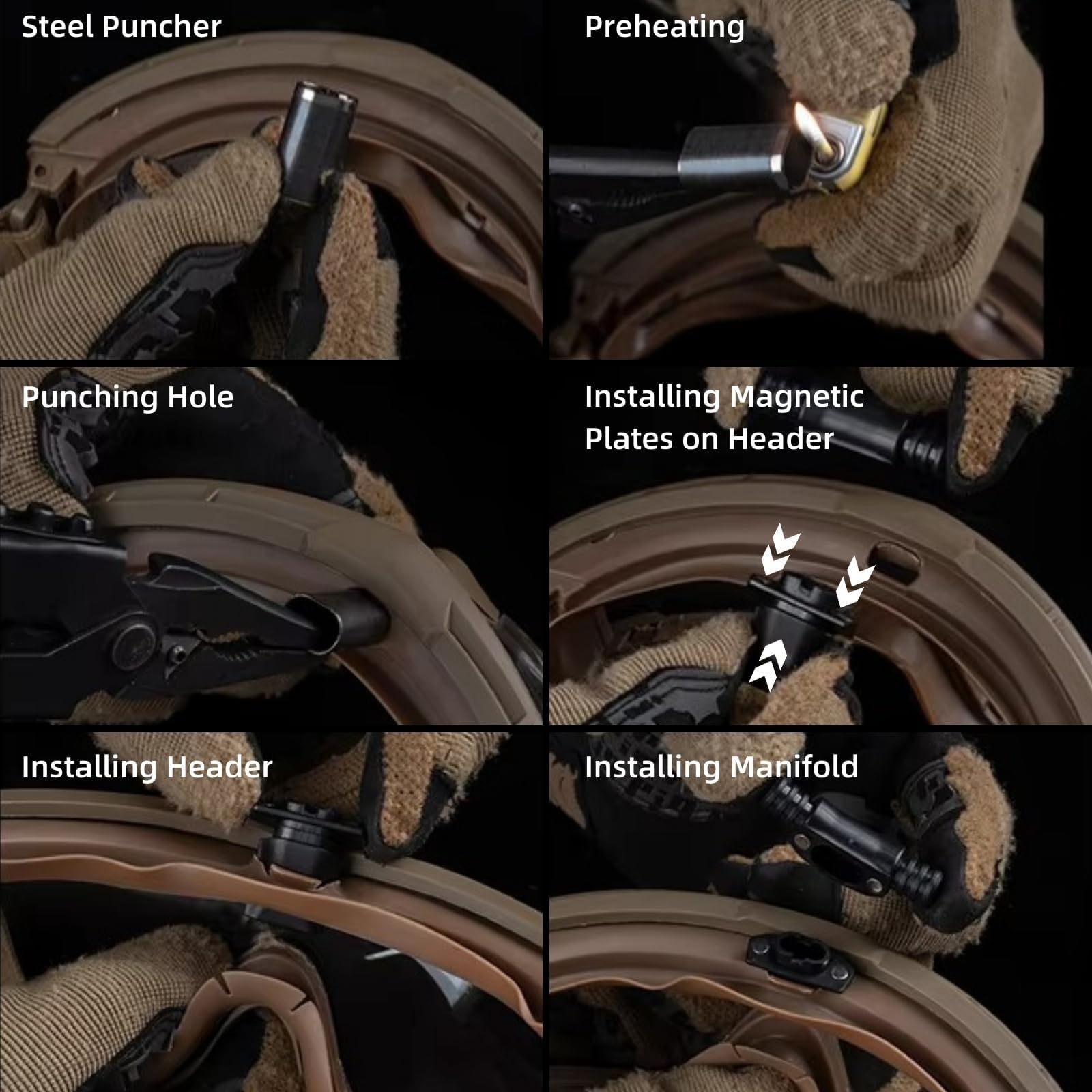 Occhiali da sole con ventola anti-appannamento, con funzione di ricarica e regolazione della velocità del vento; adatti per sci tattico, caccia, fuoristrada, moto, visione chiara