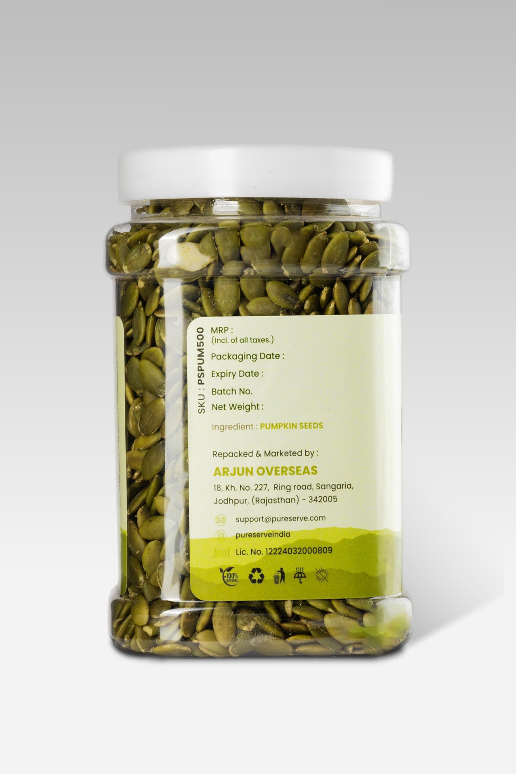 Pureserve Pumpkin Seeds 1Kg (500g×2) – Premium AAA Grade Superfood | High in Protein, Fiber & Antioxidants | Boosts Immunity & Supports Weight Management | Perfect Healthy Snack for Eating - Image 4 thumbnail