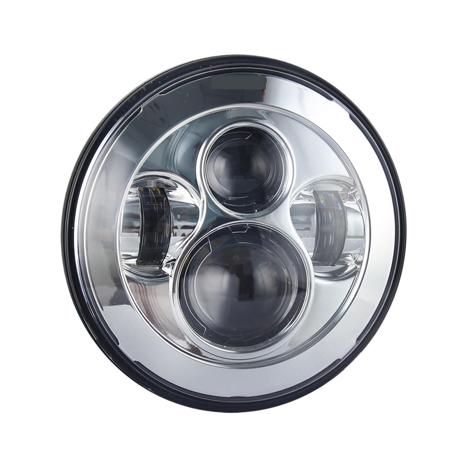 7 inch LED Headlight And 4.5 inch LED Fog Light And 7 inch Headlight Bracket Adapter Wire Plug And Play Compatible with Glide 14-17(1 Set Chrome)