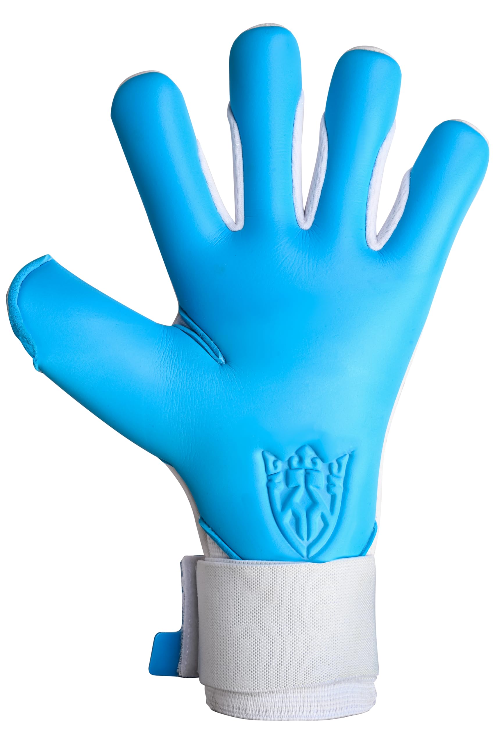 Keeperking Guanti da portiere professionali ibridi con cuciture interne professionali Contact Next Grip, 4 mm, massima aderenza e comfort, con semplice sistema di entrata per guanti da portiere da uomo, adulto, ragazzi