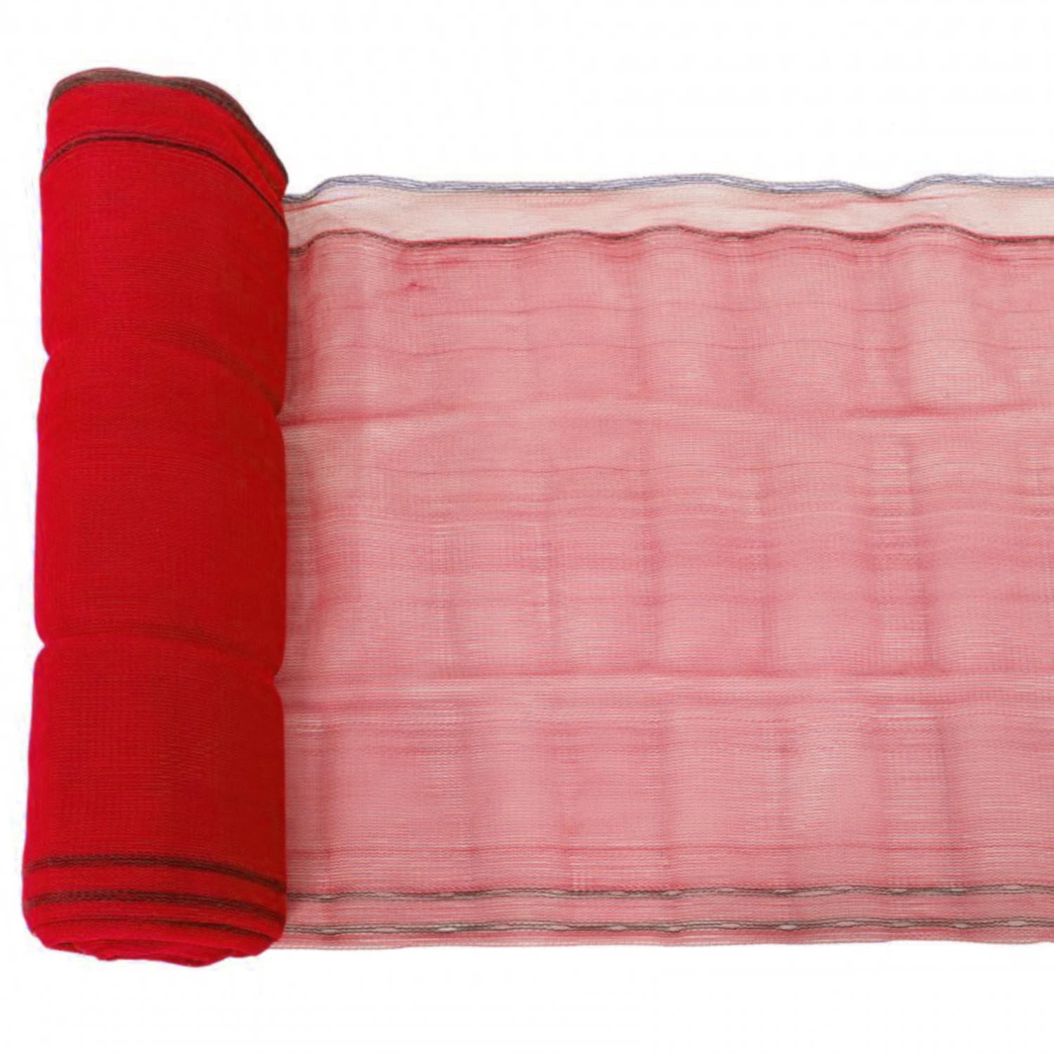 Filet de protection contre les débris de jardin - 2 m x 50 m - Haute protection GSM/UV (rouge)