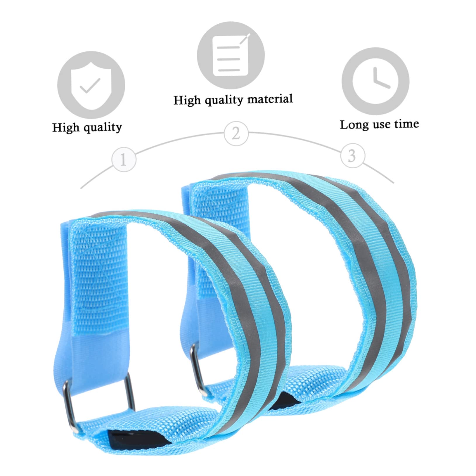 Yardwe Bracelets Lumineux avec De LED Équipement Électronique De Course Sport De Course De Nuit 4 Pièces