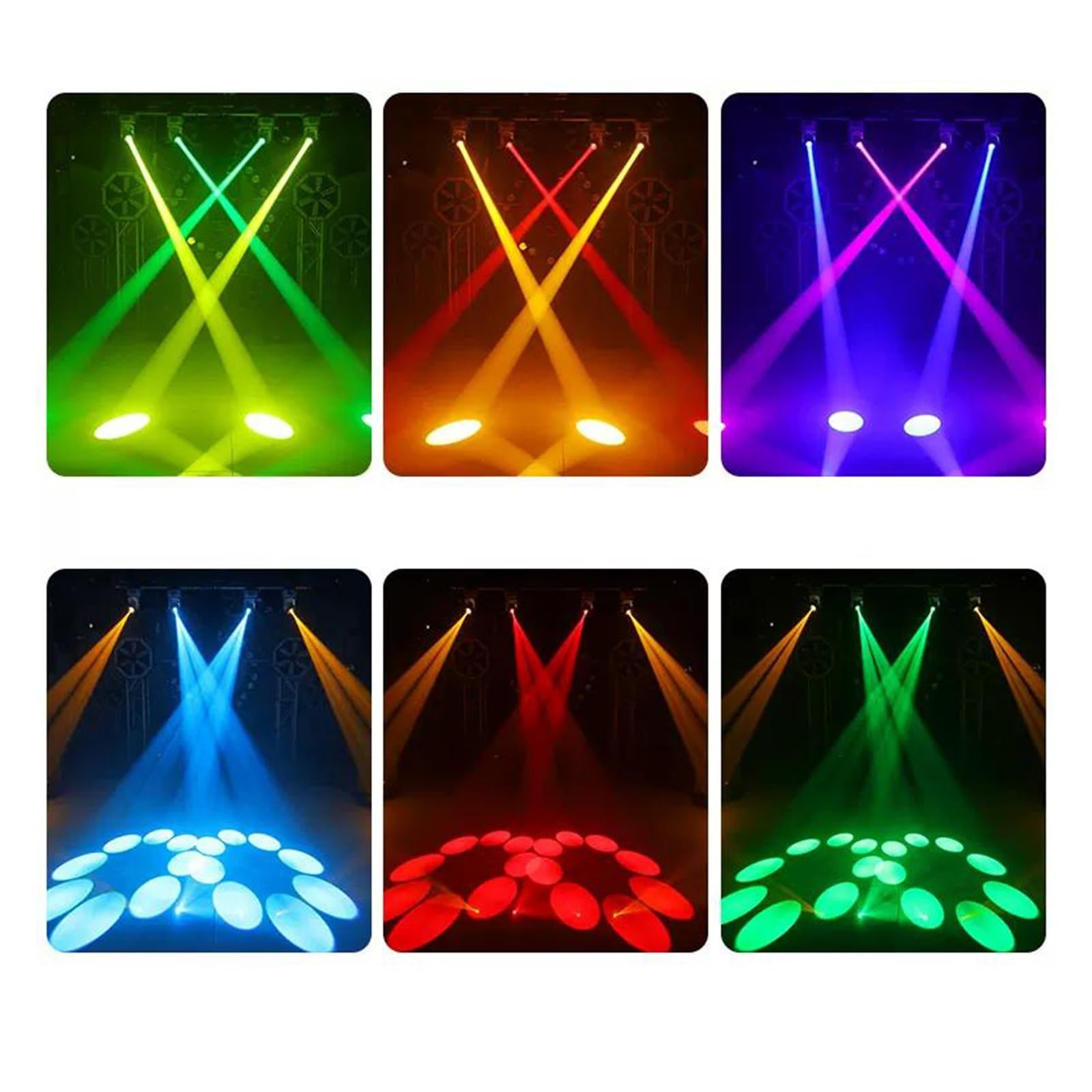 Oświetlenie imprezowe z DJ-em 100W LED ruchomą głowicą Efekt sceniczny Światła Family Disco Bar Stage Wedding Show Na imprezy i do klubów
