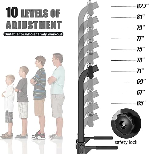 Miniatura 3 de Soges Power Tower - Estación de barras de tracción y fondos, estación de fondos con soporte independiente para gimnasio en casa