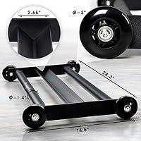 Vista 10 de Yes4All Glute Ham Glider, Exercise Wheels for Home Gym Fitness, Glute Hamstring, Booty Building