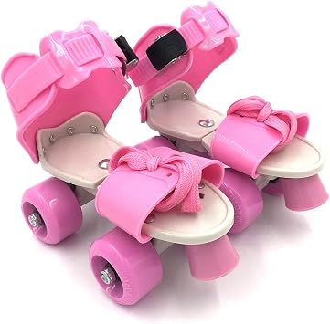 Kids Childrens Adjustable Speed Quad Roller Skates Shoes