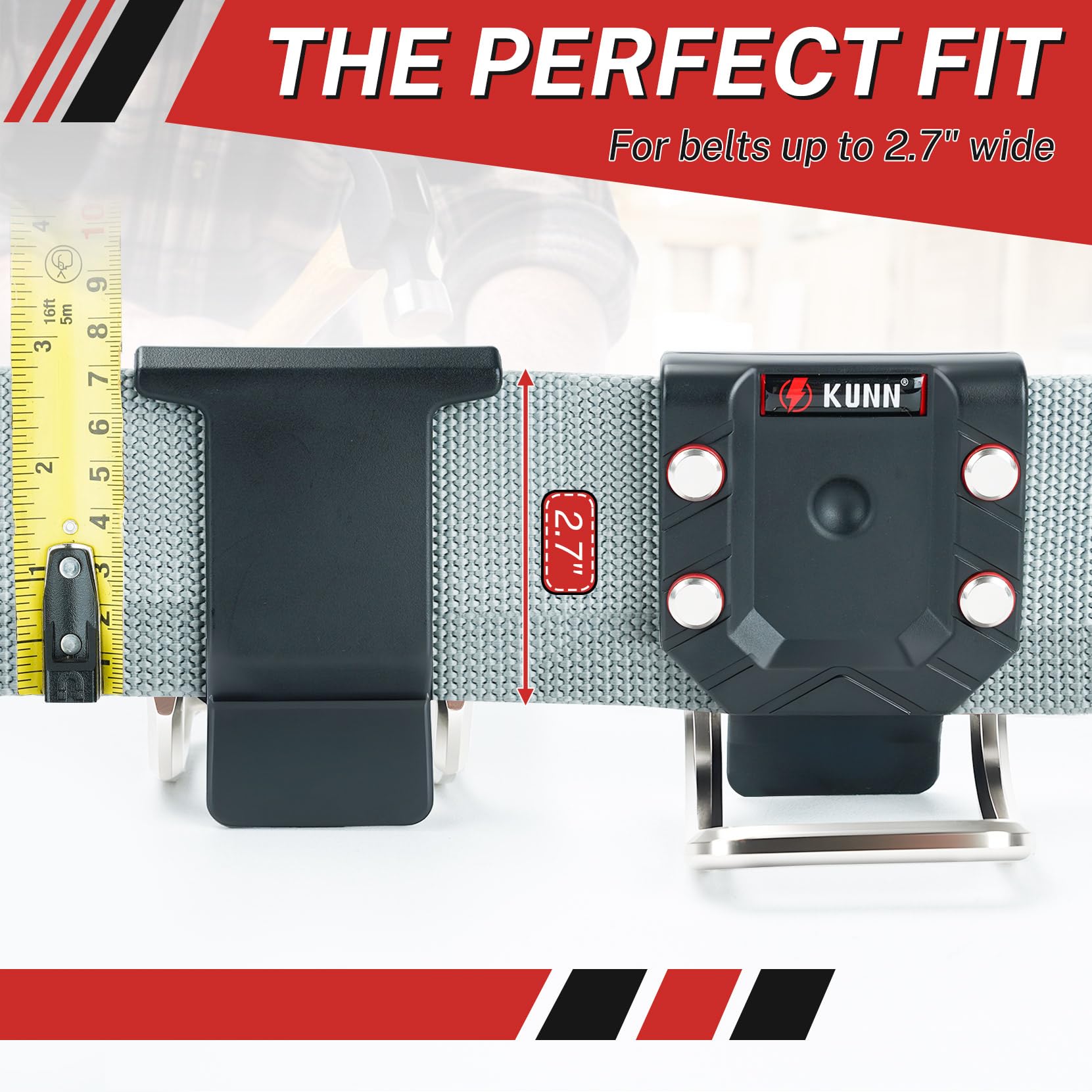 Hammer Holder for Belt - KUNN Tool Holster -4