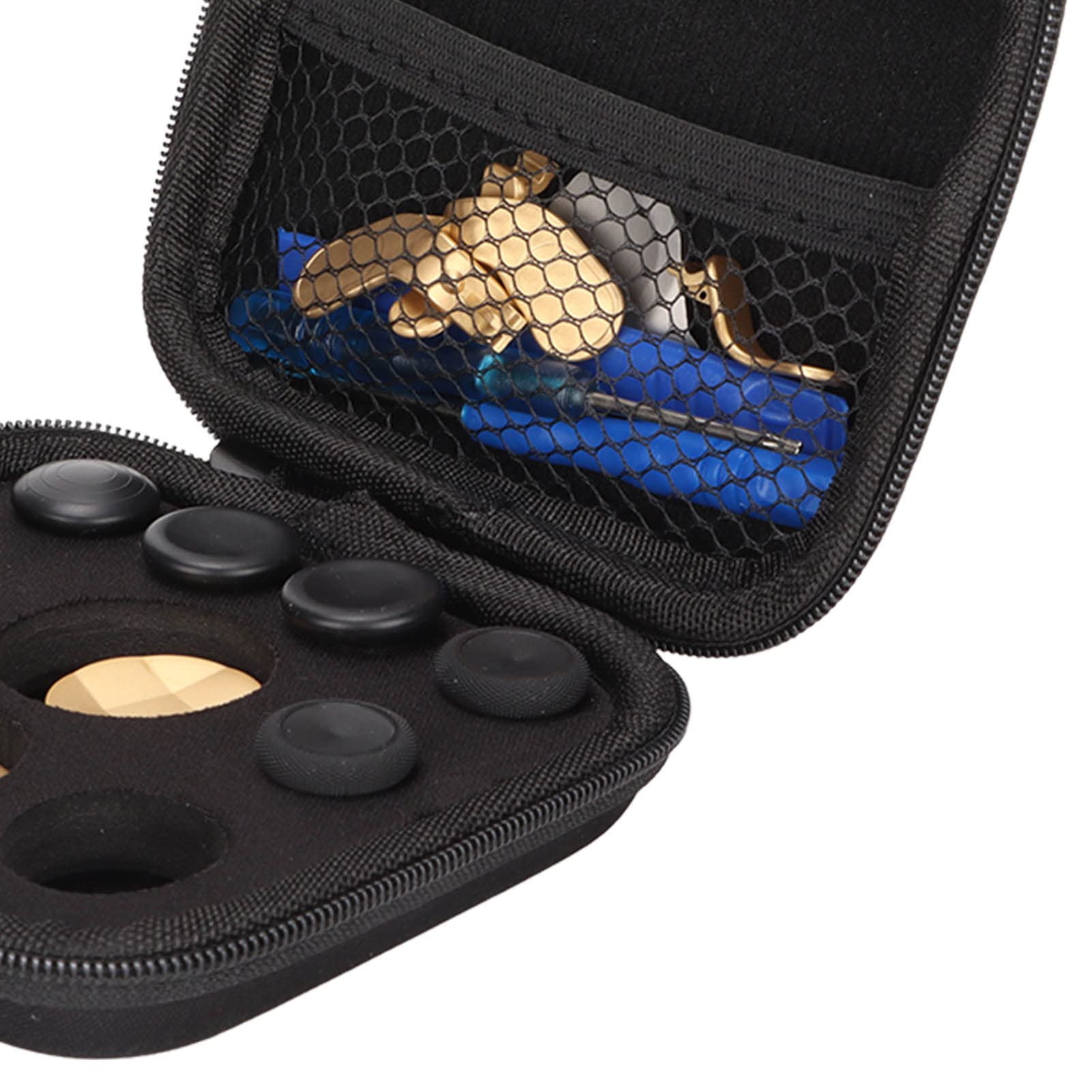 Levette in Metallo 13 in 1 per Xbox One Elite Series 2, Parti per Controller di Gioco Rimovibili e Durevoli Flessibili, 6 Cover per Joystick, 4 Paddle, 2 Pad a D Dorati