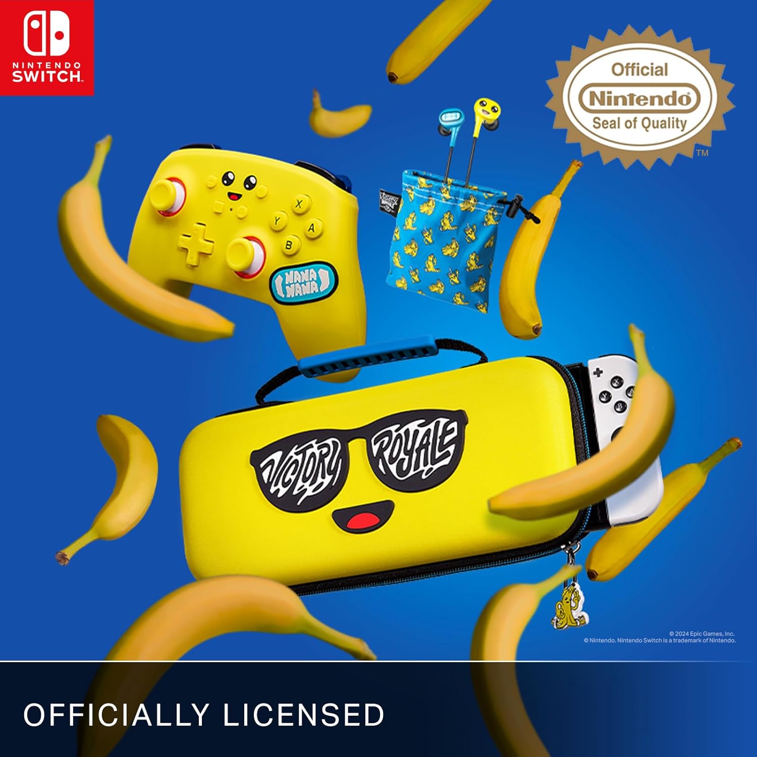 PowerA Protection Case for Nintendo Switch - OLED Model, Nintendo Switch, Nintendo Switch Lite - Fortnite Peely, Officially licensed, Bonus Virtual Item Included. - Image 8