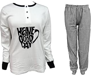 Pigiama Donna Lungo Caldo Cotone Nuova Collezione Art. D213