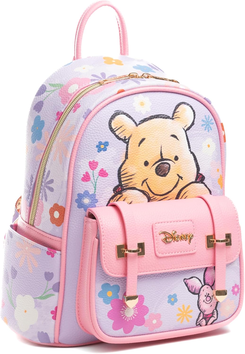 Wondapop Disney Winnie the Pooh and Friends Tree House 11" Vegan Leather Fashion Mini Backpack