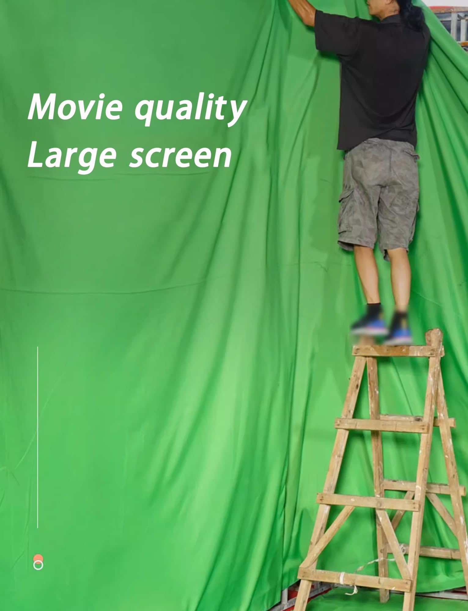 Tła fotograficzne, Składane tło do fotografii i streamingu, wielokolorowe, różne rozmiary(Red,320cmx100cm)