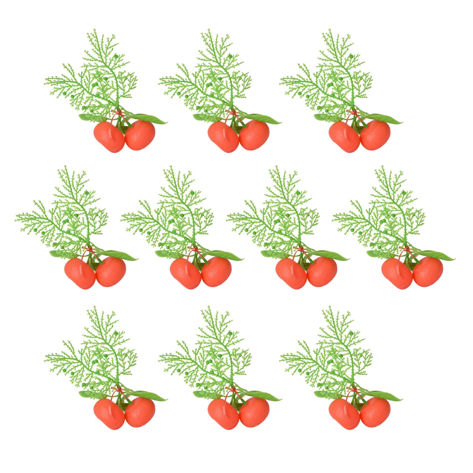Hsioluted 10Pieces Simulation Model with Realistic Artificial Tangerines Model for Display Home Decoration Photography Party Decoration Fruit