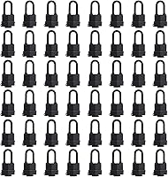 Vista 1 de FIGODE® Waterproof Padlocks Keyed Alike for Outdoor use, Covered Heavy Duty Laminated Steel Lock, 1-9/16 Inch. Wide, Long Padlock, Pack of 48