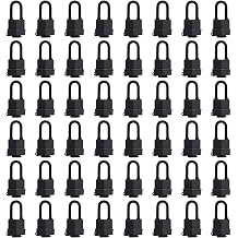 FIGODE Lock KA#4241, Waterproof Padlocks Keyed Alike for Outdoor use, Covered Heavy Duty Laminated Steel Lock, 1-9/16 Inch. Wide, Long Padlock, Pack of 48