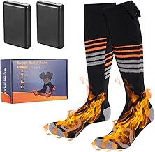 LAMA Heated Socks, Electric Heating Socks, Unisex, Rechargeable Heated Socks, Thermal Socks, Foot Warmer, Warm Socks, Winter Socks for Skiing, Hiking, Outdoor