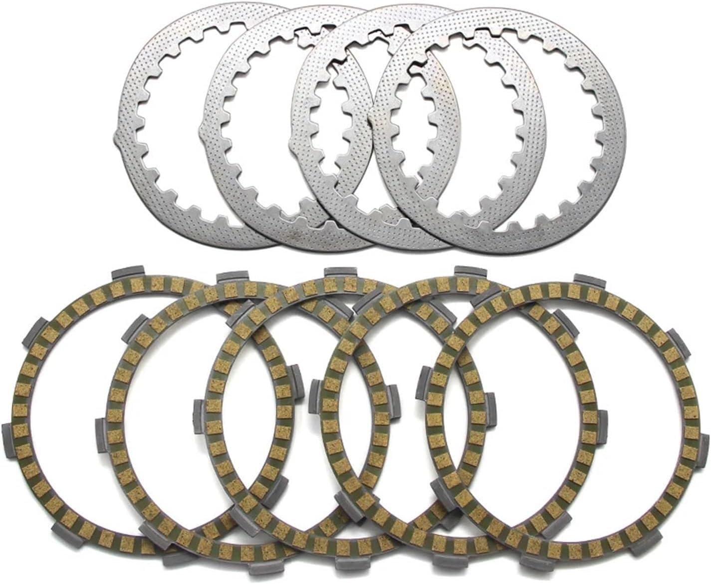 Compatible with Yamaha TTR125L TT-R125 TT-R125LE TT-R125LWE TT125RM TTR125E TTR125R R125LW DT80LC Motorcycle Clutch Friction Disc Plate Kit