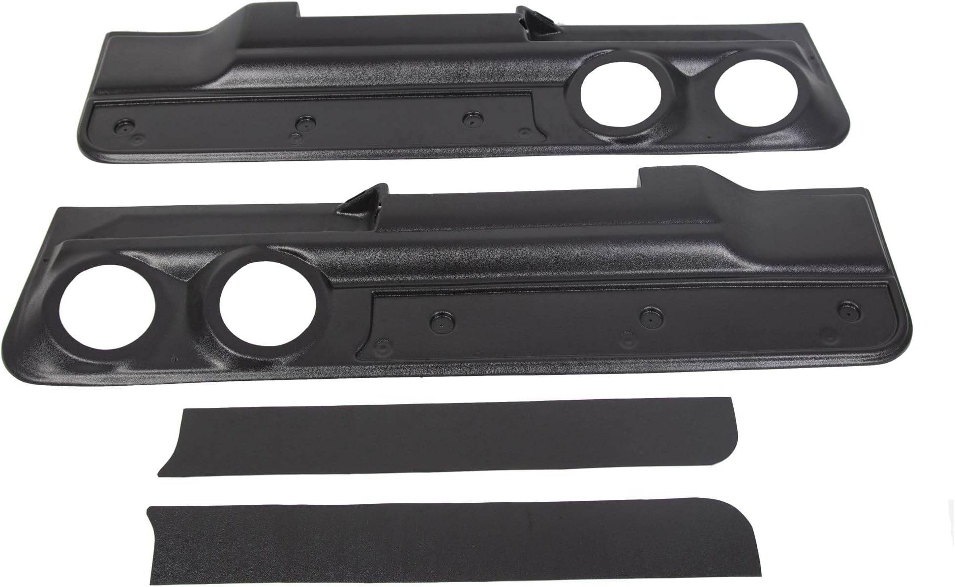 KUAFULower Door Panel Set 2-Speaker Door Panel Compatible with 1978-1988 Monte Carlo Malibu (2dr) & El Camino Cutlass Regal