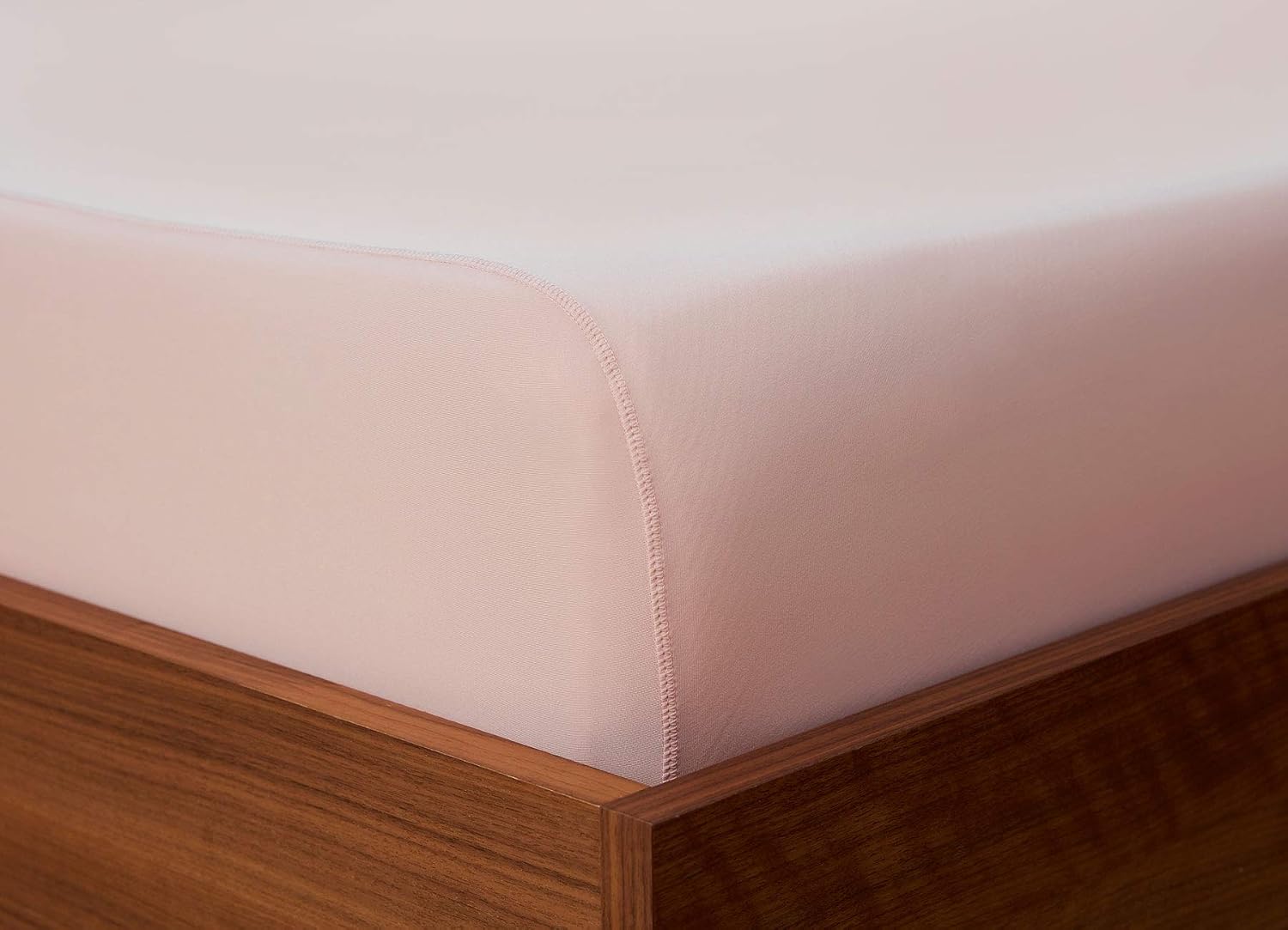 SHEEX – Original Performance Fitted Sheet, 1 (One) Fitted Sheet ONLY, Ultra-Soft, Deep Pocket, Breathes Better Than Cotton - Blush Pink, King