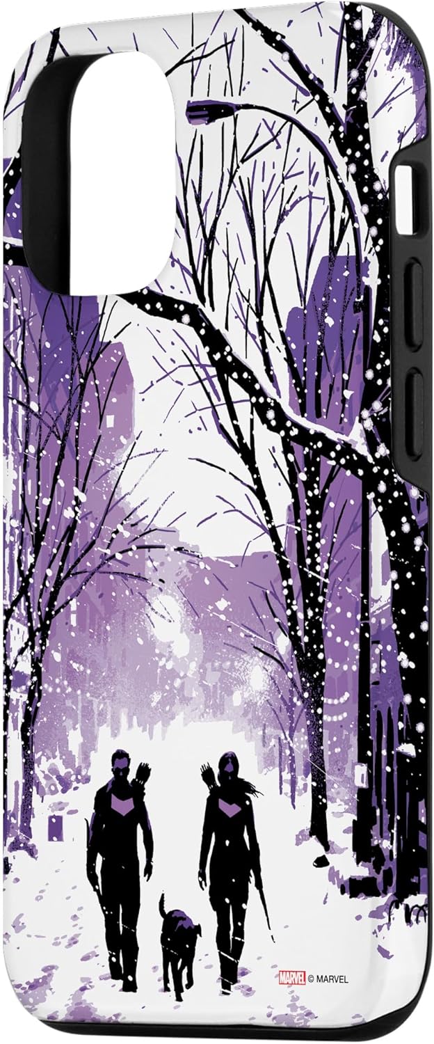 Marvel Hawkeye Snowy Landscape Case for iPhone 12/12 Pro