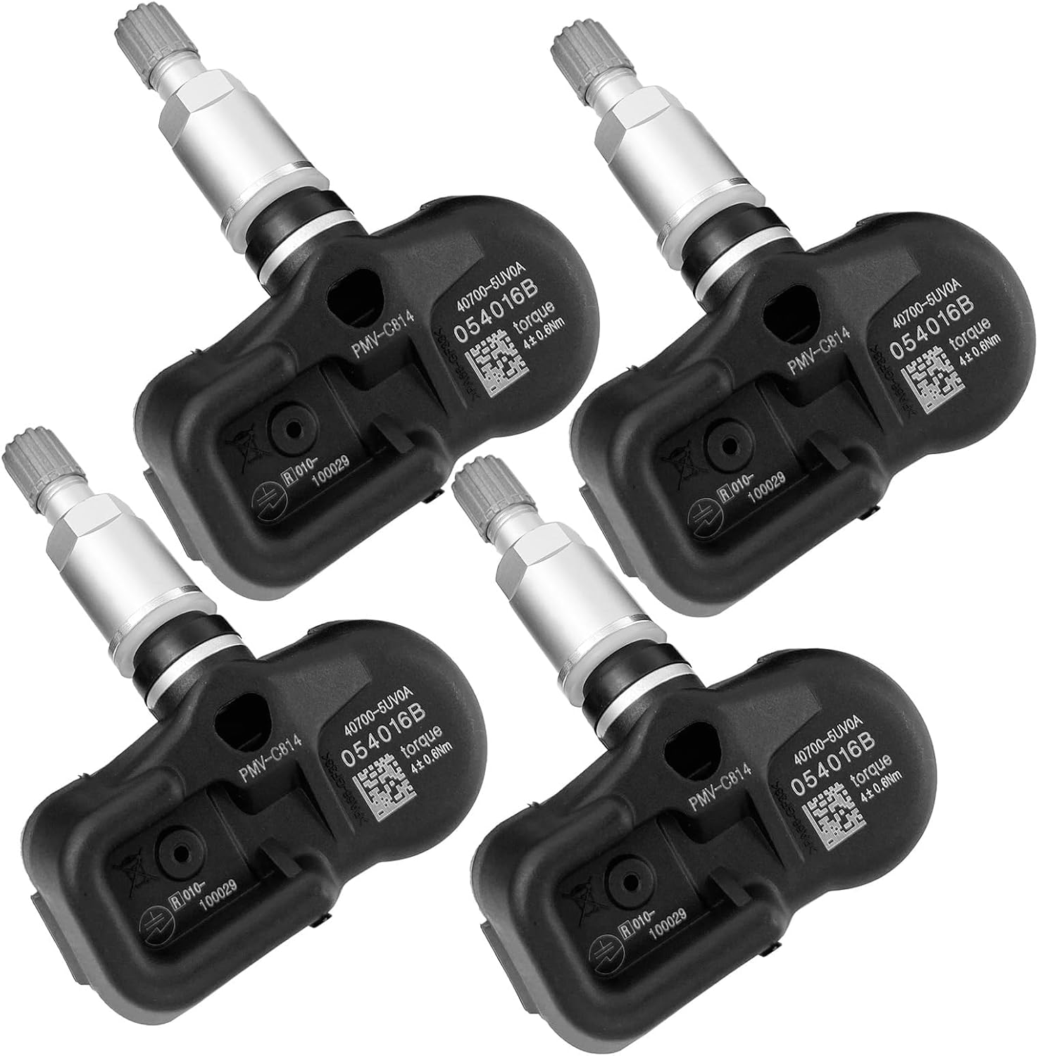 Cheriezing TPMS Sensor Pre-Programmed Tire Pressure Monitoring System Compatible with Select Infiniti Nissan Models 2018-2022 QX80, 2017-2022 Armada 315MHz 4 PCS