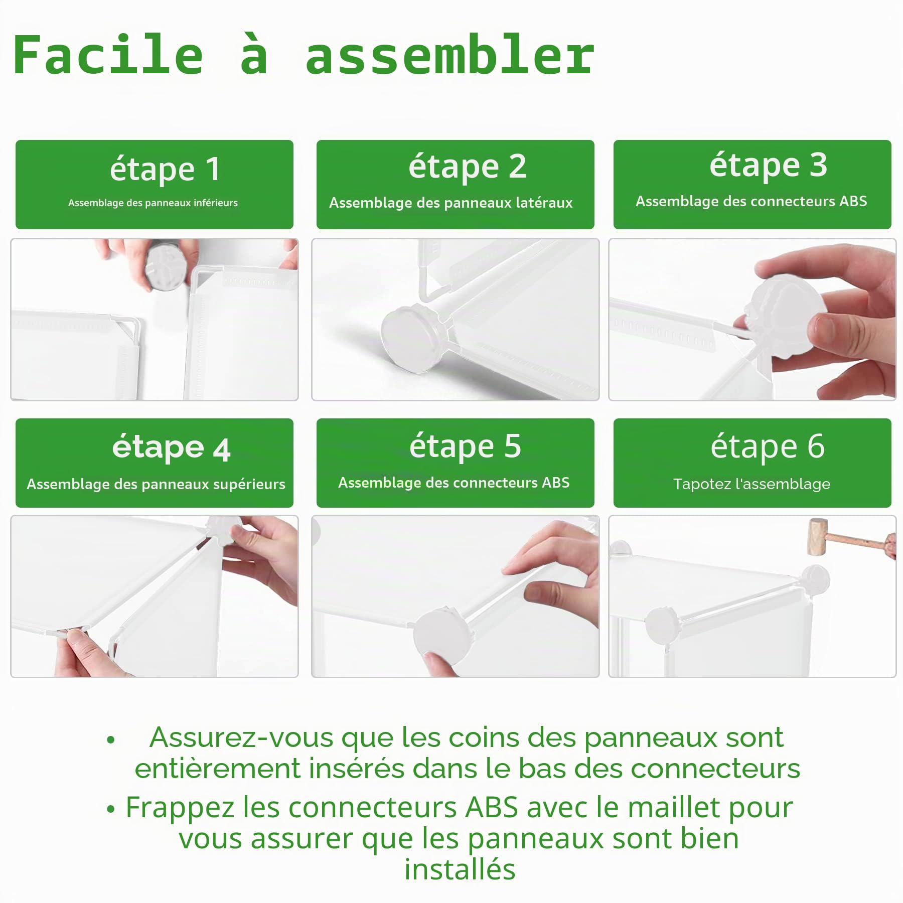 C&AHOME Organisateur de Rangement cubique, 16 étagères cubiques, Armoire de Placard, étagère à Livres modulaire en Plastique, Salon, Bureau, 48,4" L x 12,4" l x 48,4" H Milky UPCS16M