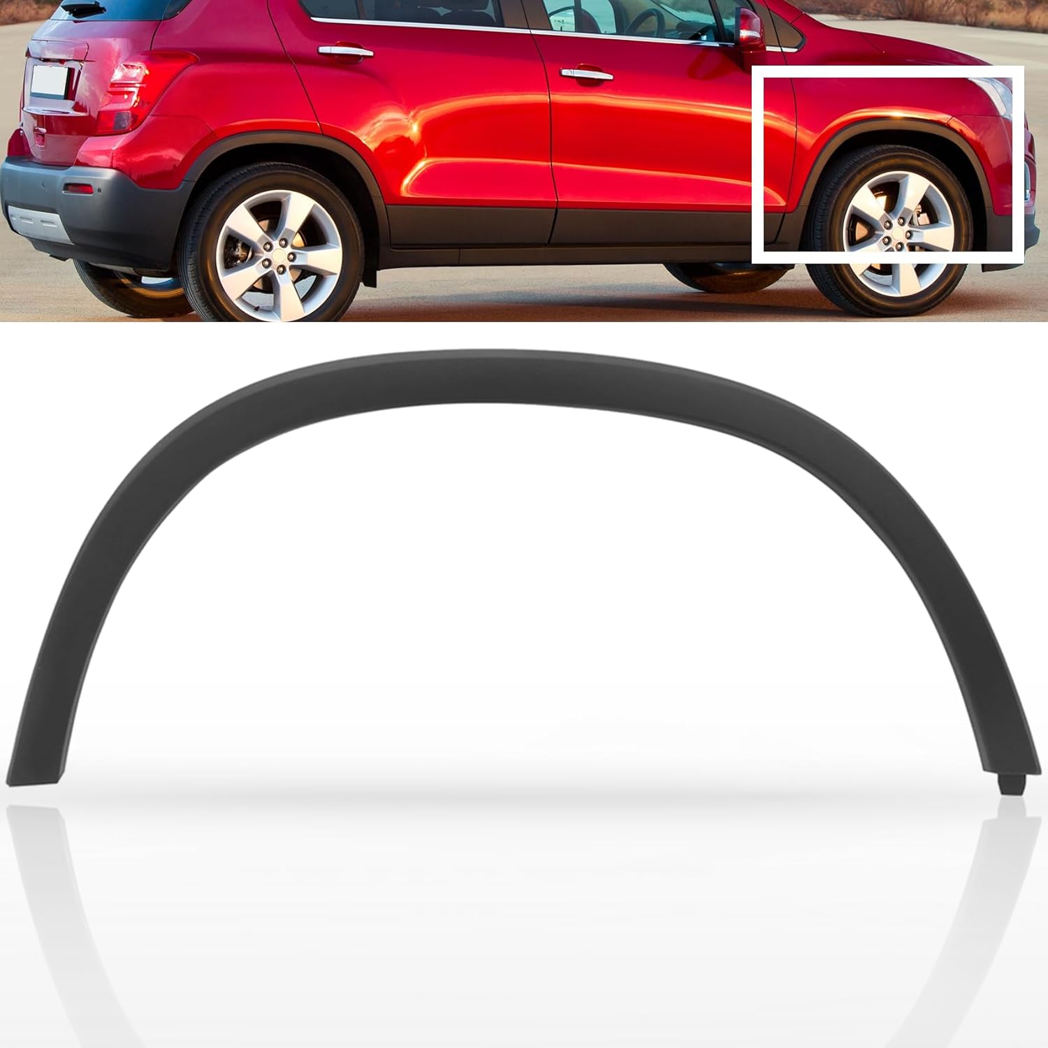 Front Right Wheel Cover Fit for Chevrolet Trax LTZ 2013 - 2016 Passenger Side Wheel Well Molding Trim Fit for Chevy Trax LS LT 2013 - 2022 for Trax Premier 2017 - 2020 GM1291251 42490925