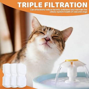 12 Pack Cat Water Fountain Filters Replacement