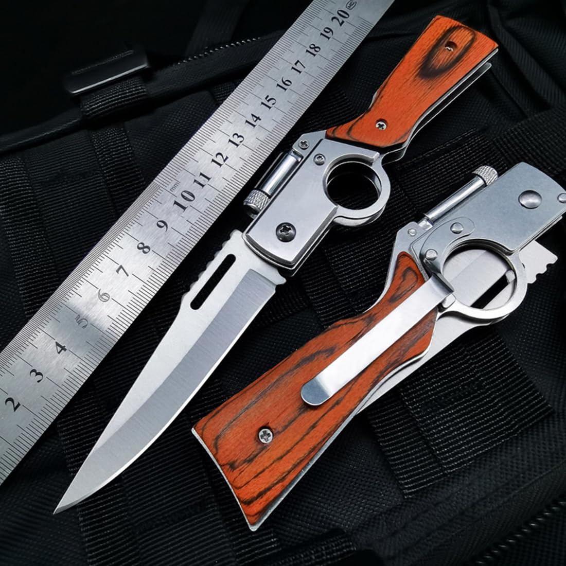 VPOUERY Coltello Omesio Tant sottile in nero atti di coltelli da caccia