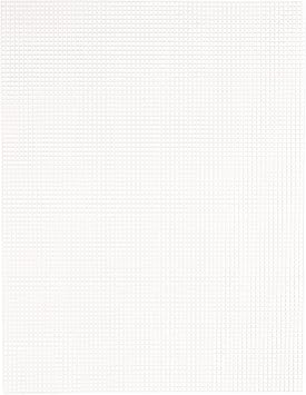 Vaessen Creative Plastic Canvas, 7 Count, Flexible Mesh Sheets for Crafts, Embroidery and Cross Stitch, 2 Pieces, Size 26x34 cm or 10.2x13.3, Transparent