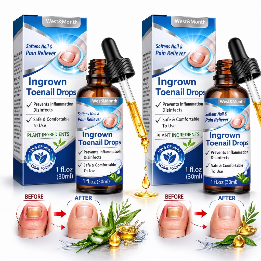 Ingrown Toenail Treatment Drops – Softens Nail & Pain Relief Serum for Ingrown Toenails | Nail Repair & Infection Protection | 30ml (pack of 2)-picture-53