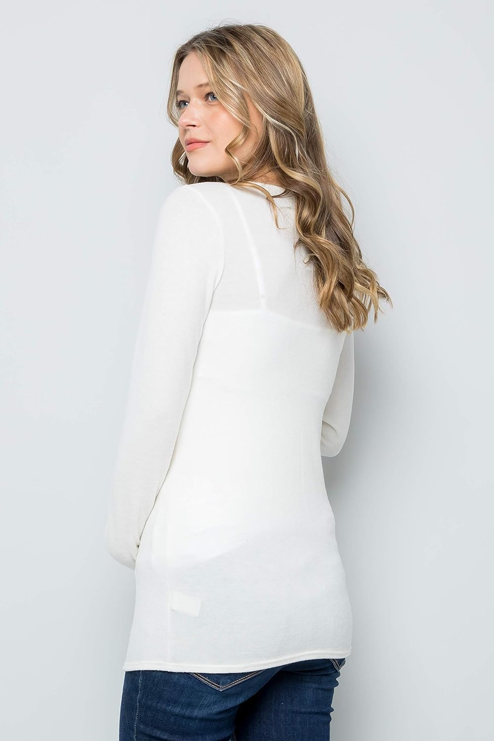 My Bump Women Maternity Clothes Sweater Top - Ultra Soft Stretch Knit Boat Neck Long Sleeve Pullover Shirt Made in USA at  Women’s Clothing store