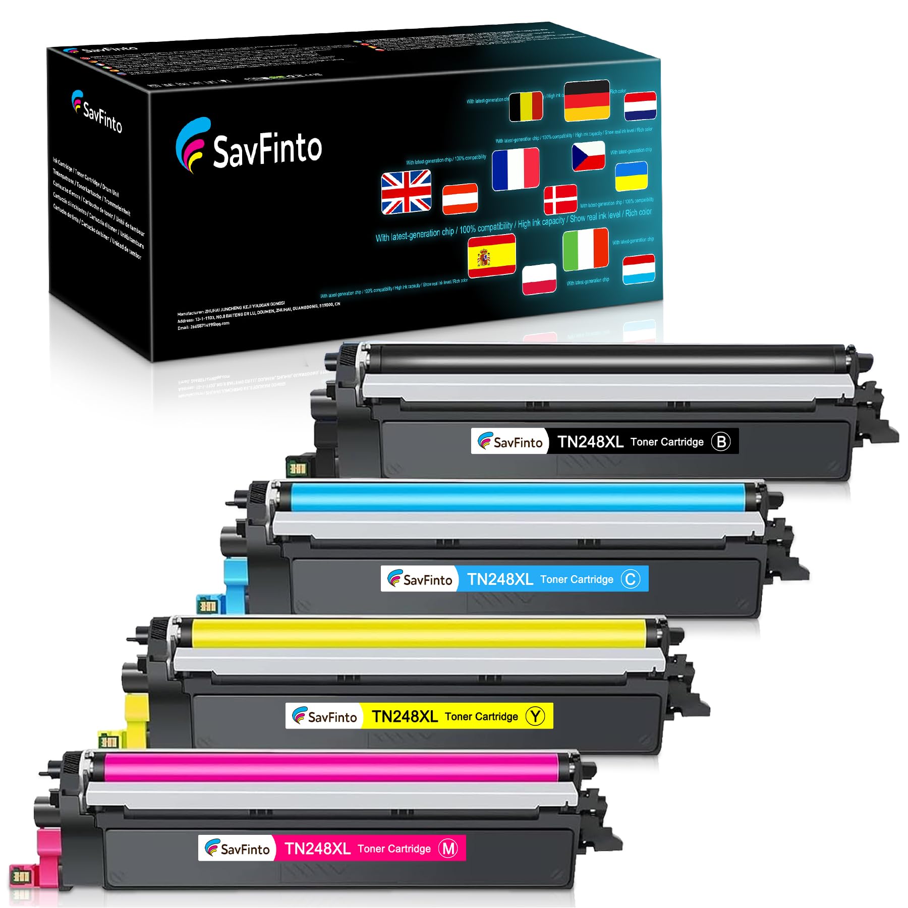 Toner TN248XL Brother compatible pour remplacer vos cartouches vides sans traces - 8