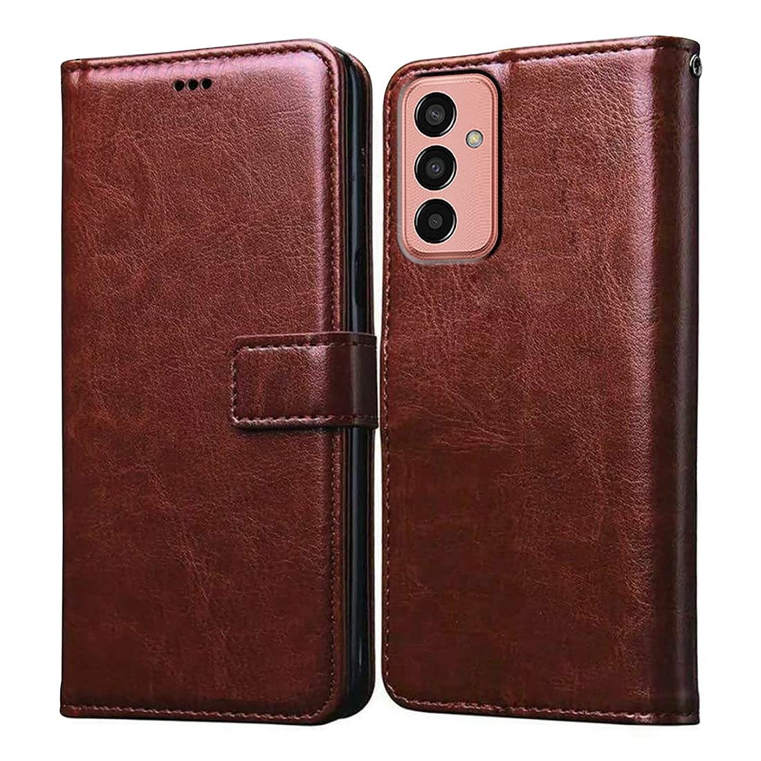 Casotec Flip Cover for Samsung Galaxy M13 4G | Premium Leather Finish | Inbuilt Pockets & Stand | Flip Case for Samsung Galaxy M13 4G (Brown) (B0B7PCLNYF) Amazon Price History, Amazon Price Tracker